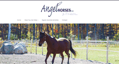Desktop Screenshot of angelhorses.org