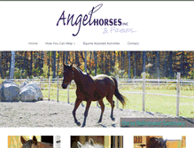 Tablet Screenshot of angelhorses.org